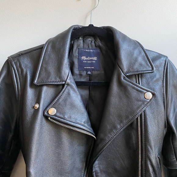 Madewell Ultimate Leather Motorcycle Jacket - Picture 8 of 11